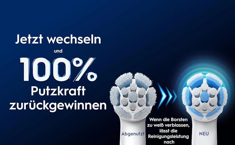 Смінні насадки для електричної зубної щітки Oral-B iO Gentle Care (м'яка очистка), чорні, 8 шт.