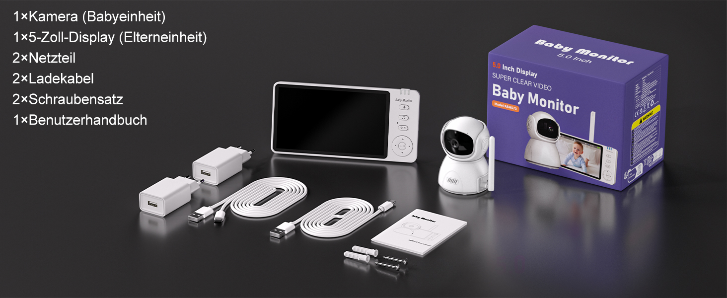 Відеоняня BURNNOVE з камерою 5