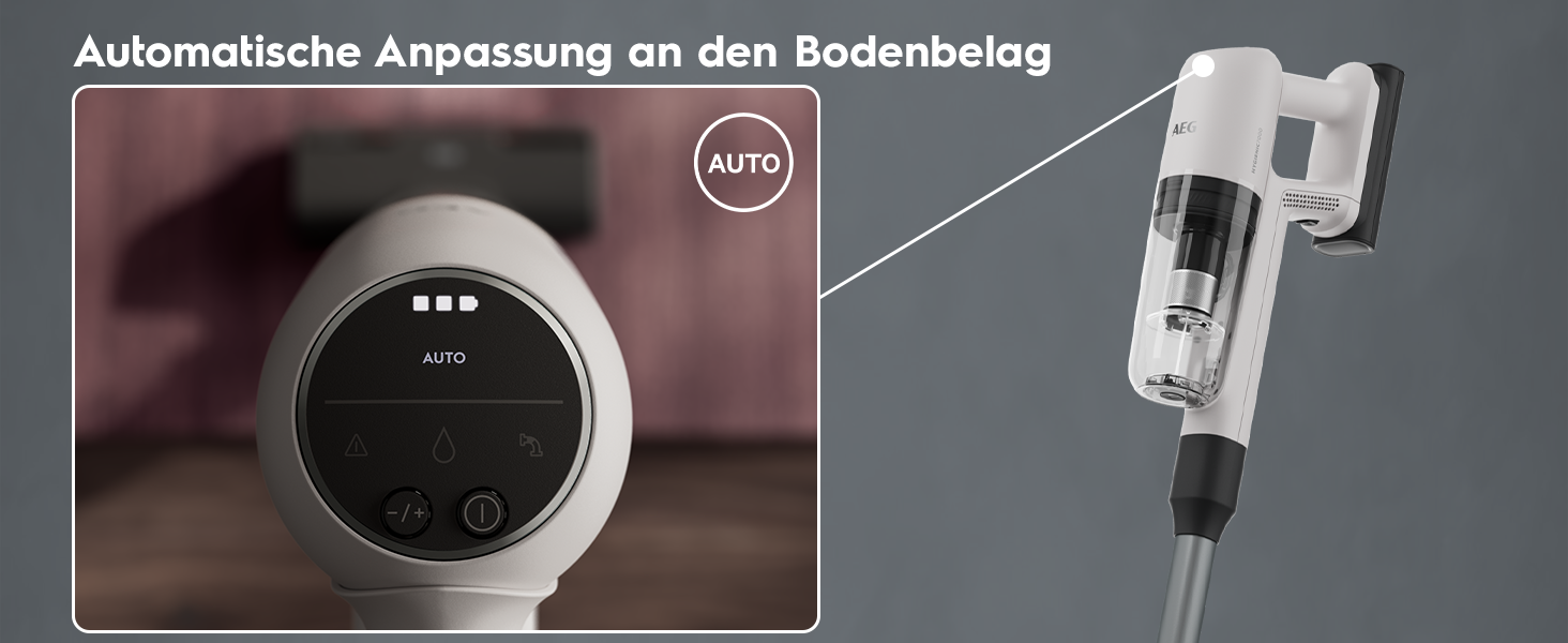 Акумуляторний пилосос AEG ÖKO AP71UB14AM: потужний, легкий (2.2 кг), ергономічний, з перероблених матеріалів, до 50 хв роботи, 120 м², 2-в-1, 5-рівнева фільтрація, для всіх поверхонь, автоматичний, сірий