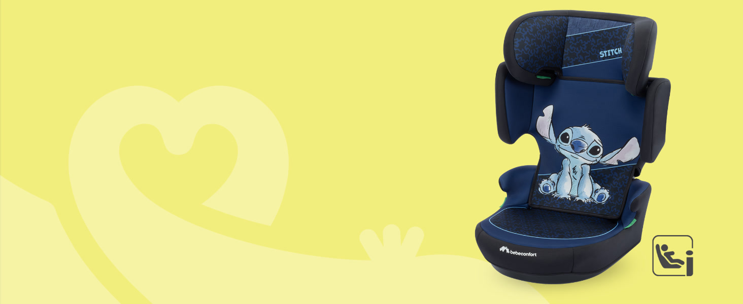 Автокрісло Bebeconfort RoadSafe i-Size для дітей 3,5-12 років (100-150 см), регульоване, легке, з ременями безпеки, 14 положень підголівника, з м'яким сидінням