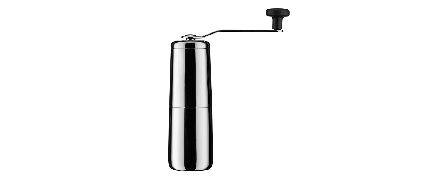 Кавомолка ручна Alessi Slow Coffee KT01 з нержавіючої сталі 18/10 та термопластику