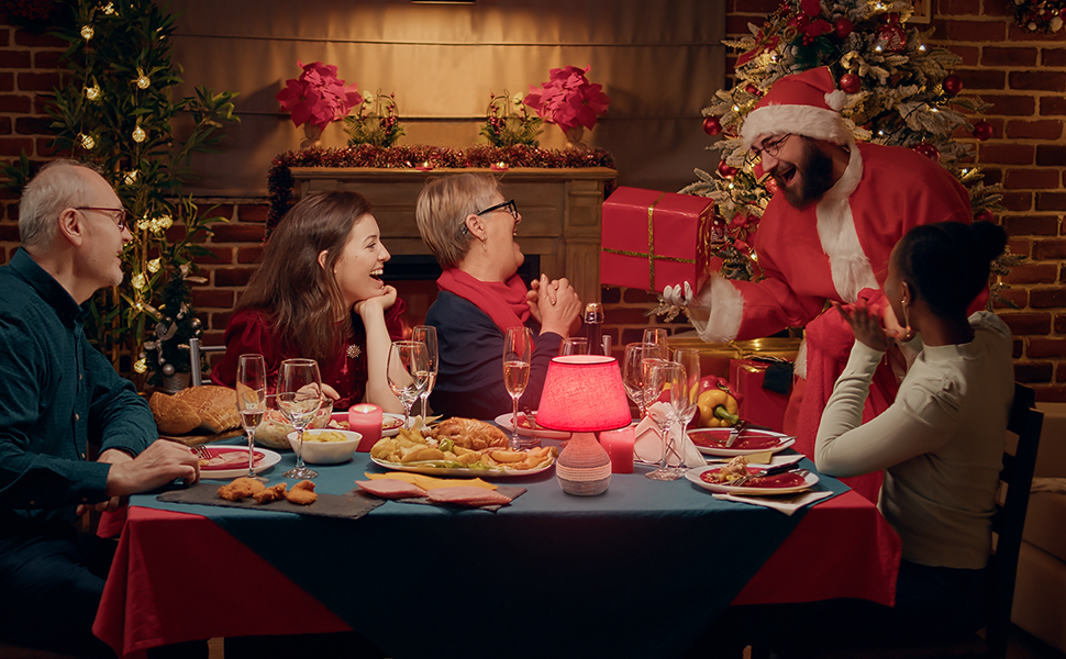 INTELIVE Бездротова керамічна настільна лампа з таймером, димером, лляним абажуром та пультом дистанційного керування. Акумуляторна, сучасний дизайн Mid Century.