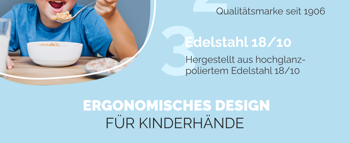 Персоналізований дитячий столовий набір Kinderbesteck з гравіюванням імені – ідеальний подарунок для хлопчика, 3 роки, набір столових приборів з нержавіючої сталі