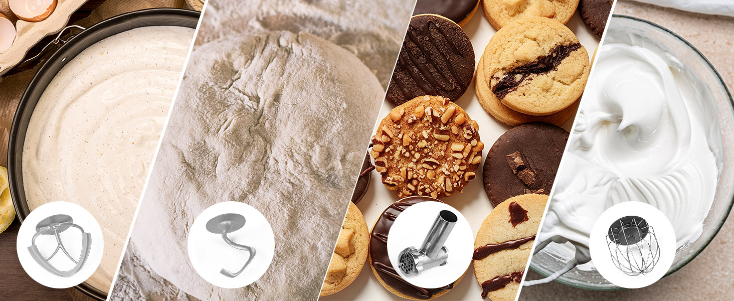 Кухонна машина MEDION MD 12600 Titan: м'ясорубка, 4.6 л чаша з нержавіючої сталі, 800 Вт, тихий двигун, сенсорне дисплею