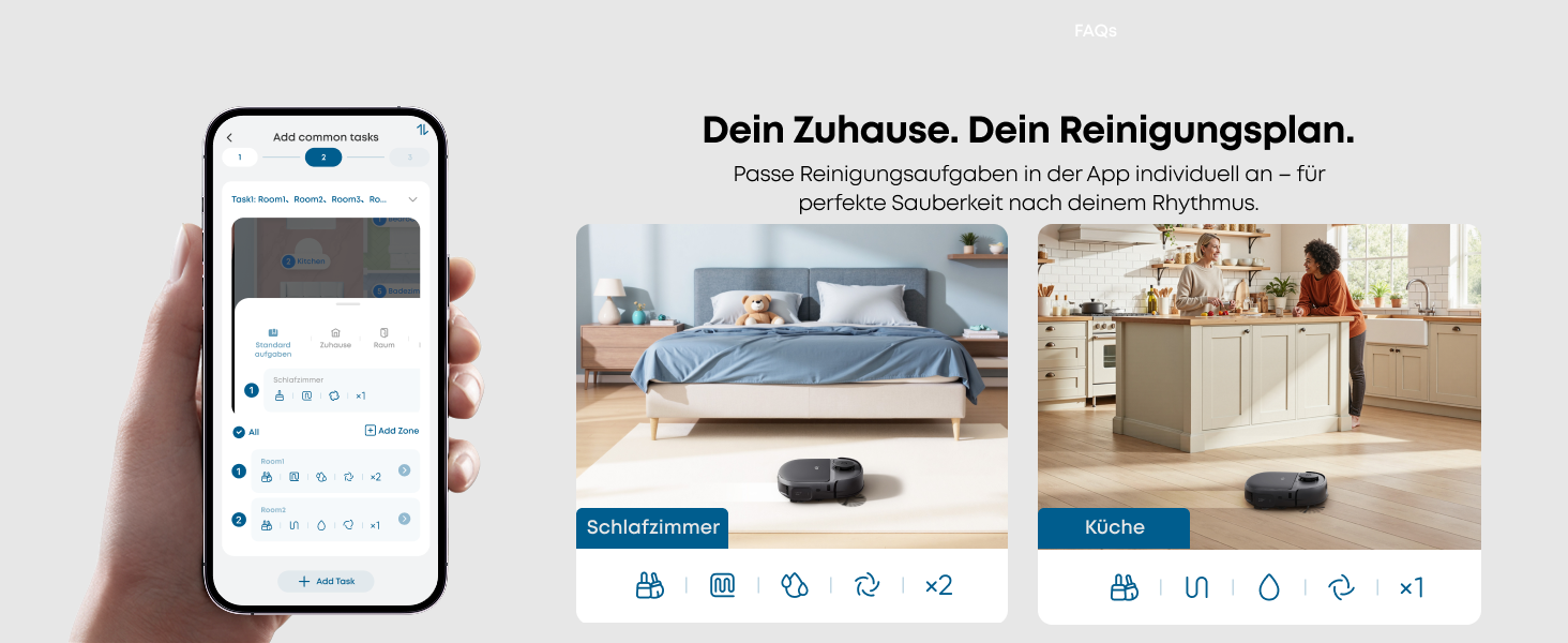 Робот-пилосос Eufy C28 з функцією миття підлоги, HydroJet самоочисний валик, потужність 15000Pa, 5-в-1 Omni-станція, антизаплутувальна щітка, розпізнавання перешкод за допомогою ШІ