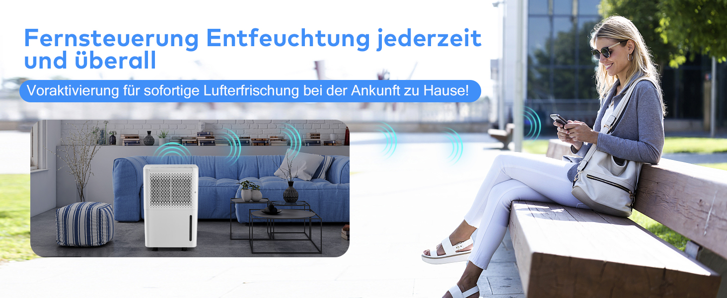 Зволожувач повітря Pasapair 12L - автоматичний осушувач для дому, 3 режими роботи, таймер, цифровий дисплей, для захисту від вологи та плісняви