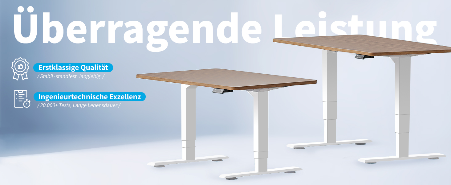 Електричний регульований стіл MAIDeSITe T2 Pro Plus (Чорний, Сірий) з 2 моторами, 3 ступені регулювання та пам'ять