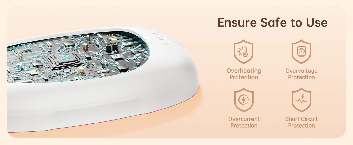 Jonwall Електричні грілки для рук, 2 шт., USB, багаторазові, портативні, 3 режими нагріву, для кемпінгу, полювання, гольфу, подарунок для жінок та чоловіків (блакитний)