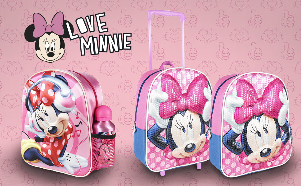 Рюкзак дитячий Artesania Cerda Mochila Infantil 3d Minnie, 31 см, рожевий (рожевий), 2100002439, 31 сантиметр