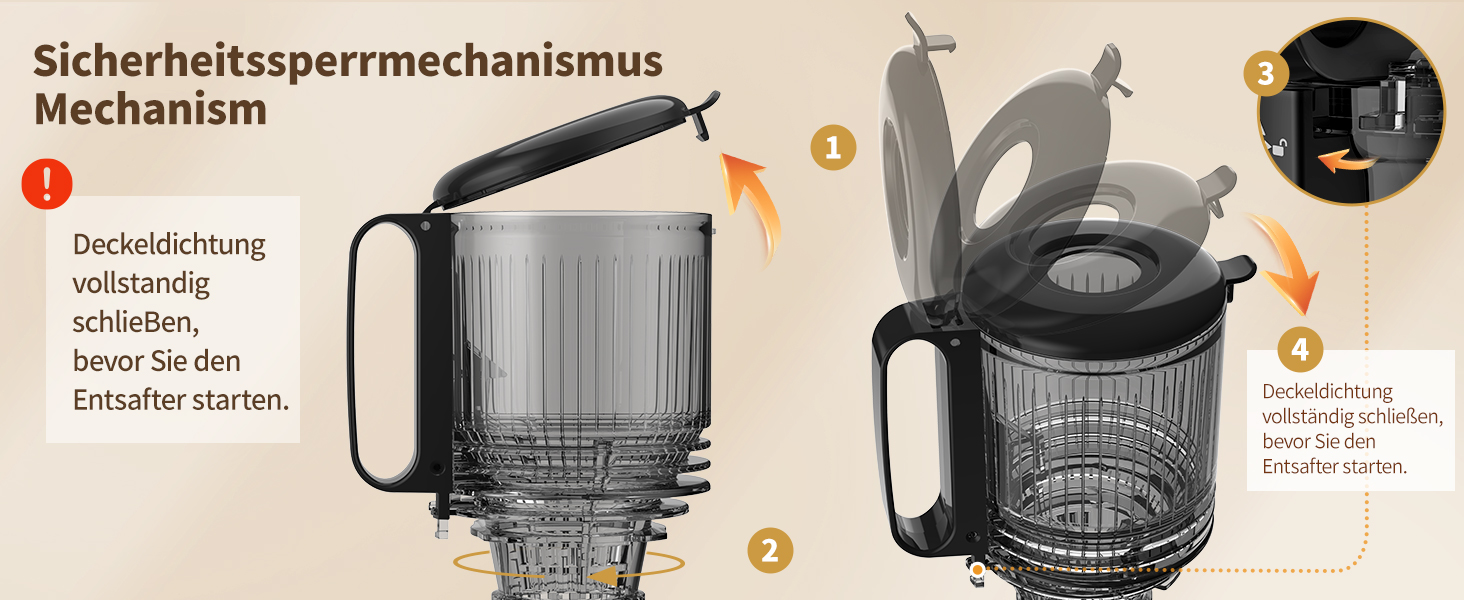 Шовковий відцентровий соковичавник для овочів та фруктів MP-802M XXL – Тест-переможець, 128 мм завантажувальний отвір, холодний віджим, 300W, висока вихідність соку, тихий та легкий у чищенні, для горіхового молока та фруктового морозива