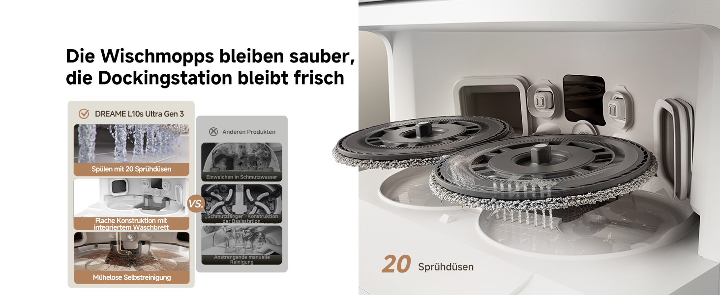 Робот-пилосос Dreame L10s Ultra Gen 3: потужний, з функцією миття, самоочищення, керування через додаток