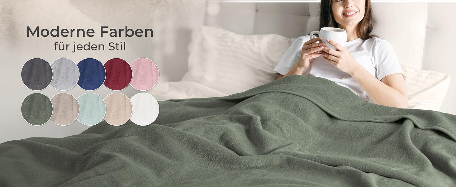 Плед LAYENBURG Premium з бавовни 150x200 см, Oeko-Tex 100, бавовняний, м'який плед для дому, на диван, софу (Taupe)