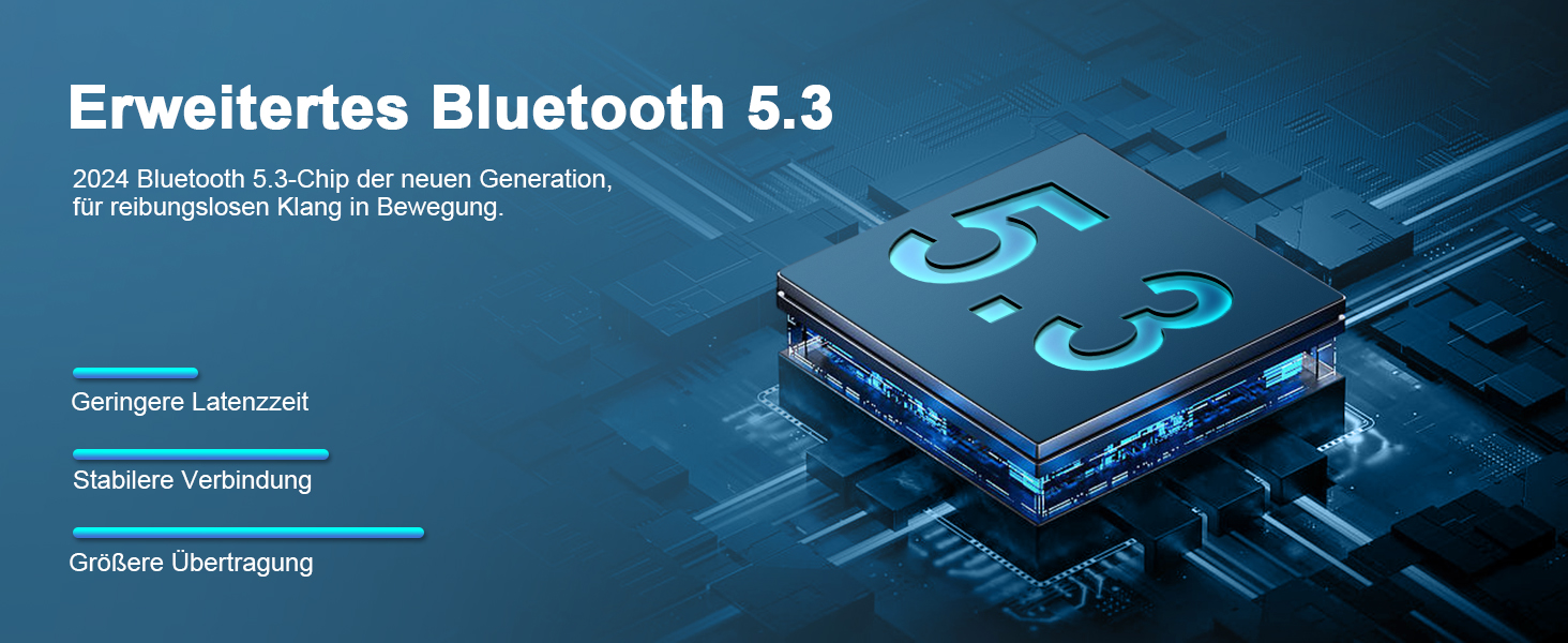 Навушники-вкладиші Bluetooth 5.3 Sport, 50HD HiFi, шумозаглушення, водонепроникність IP7, світлодіод (білий)