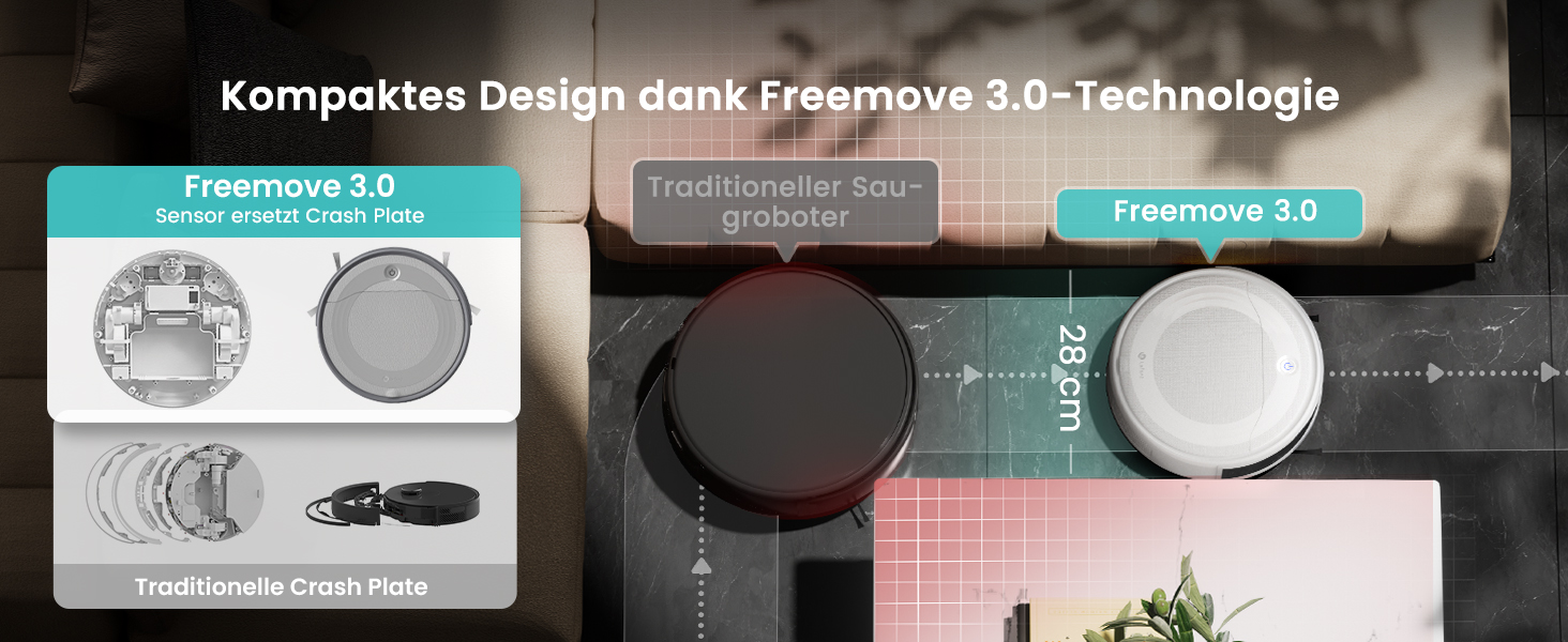 Робот-пилосос Lefant M310 Ultra з функцією миття підлоги, білий. Для тварин, килимів, з керуванням через додаток та Alexa.