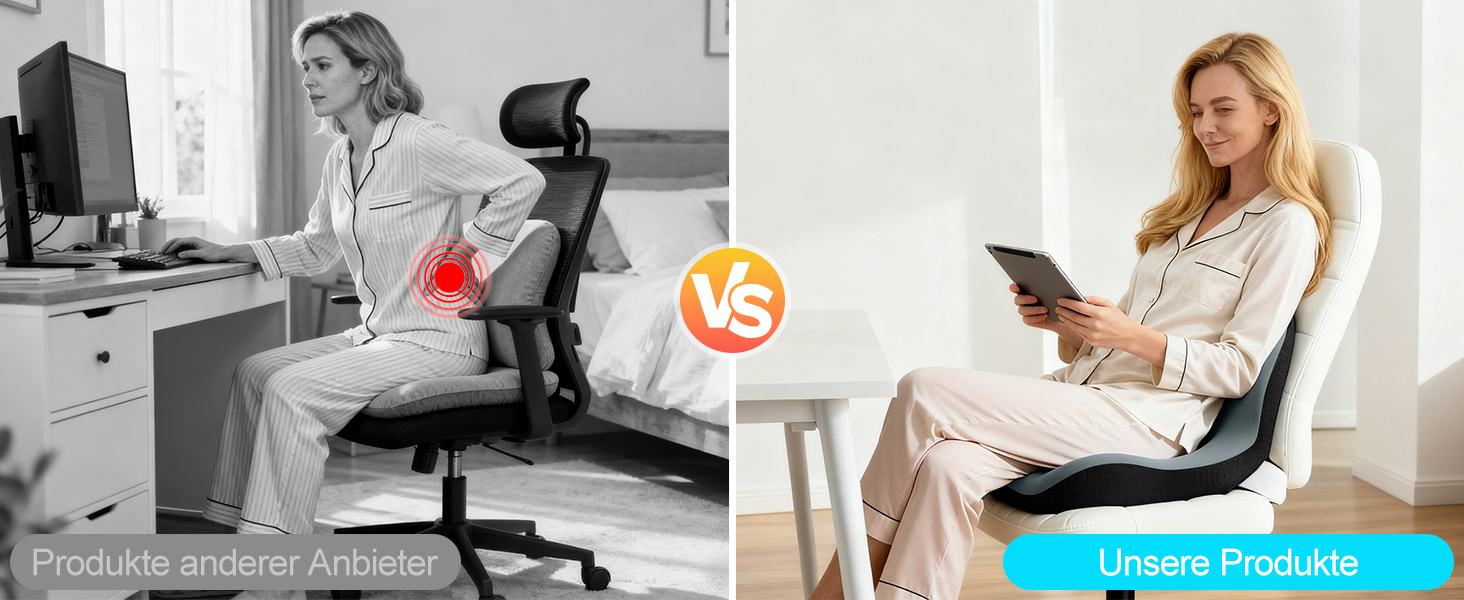Подушка для спини та сидіння з Memory Foam L-подібна, з підтримкою попереку, для офісного крісла, темно-зелена - зняття болю в спині та куприку