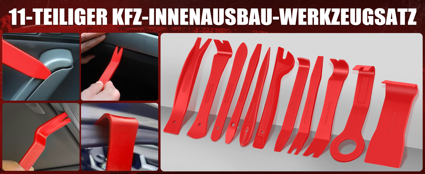 Набір інструментів Sundpey 379 предметів у кейсі з висувним ящиком, універсальний набір для дому та ремонту, червоний (132 предмети)