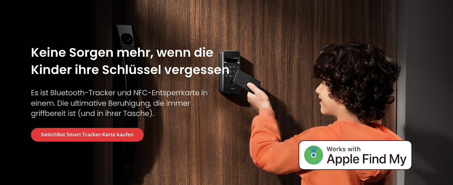 SwitchBot Smart Lock Pro: Розумний замок з акумулятором, Matter, WiFi, підтримка Apple Home, Alexa, Google Home, IFTTT, чорний