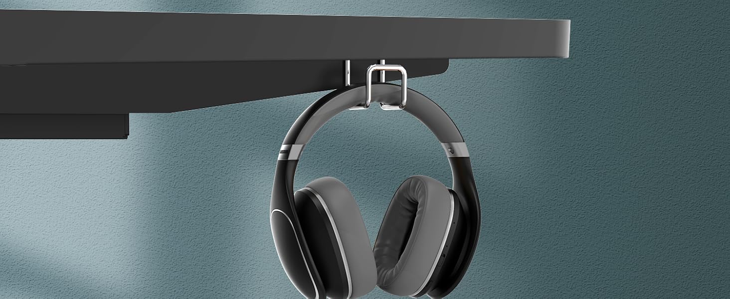 Електричний стіл JUMMICO з регулюванням висоти, з USB-роз'ємом та кабельною гондолою (білий/чорний)