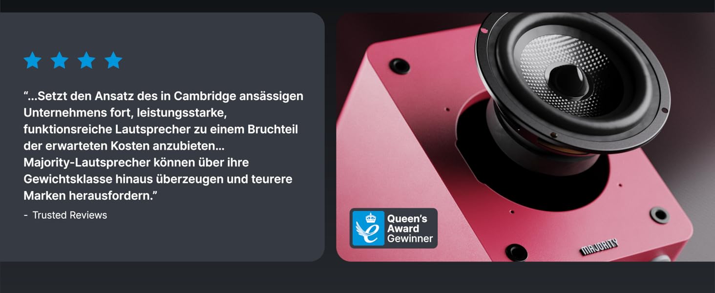 Активні HiFi колонки Majority D50X 60W 2.0 для ПК та ТБ, Bluetooth 5.3, HDMI ARC, AUX, студійні монітори з вуглецевим диффузором (каштановий колір)