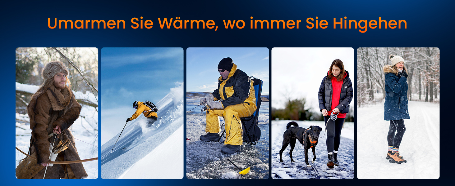 Електричні грілки для рук, 2 шт. з підзарядкою, 24 години тепла, 3 режими нагріву, портативні для жінок, чоловіків та пацієнтів з синдромом Рейно (блакитні)