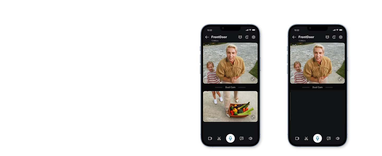 Відеодзвінок eufy Security S330 з камерою та Homebase: 2K, безкоштовне зберігання, нічний режим, датчик руху, розпізнавання пакунків