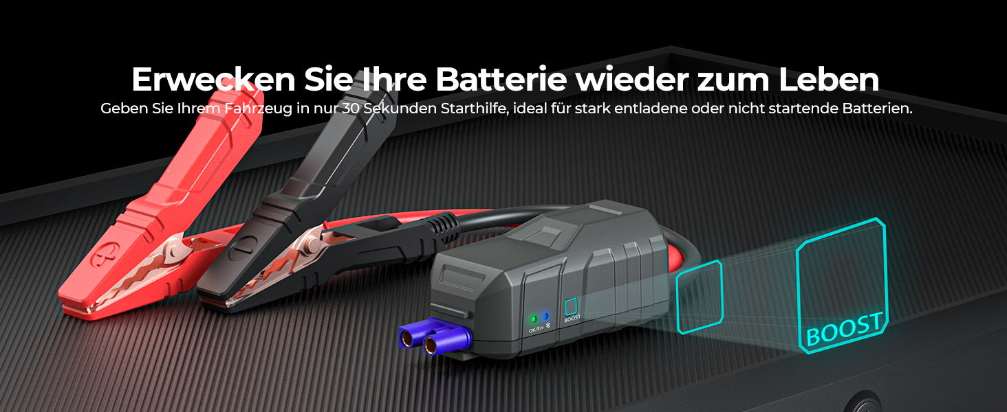 Пусковий пристрій TOPDON V2200 Air Jump Starter з компресором 150 PSI, бустер для авто (бензин 8L, дизель 6L), павербанк 2200А з LED-ліхтарем