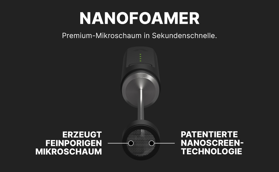 Мікропінний молочний піноутворювач Subminimal NanoFoamer Lithium - для капучино, лате, гарячого шоколаду