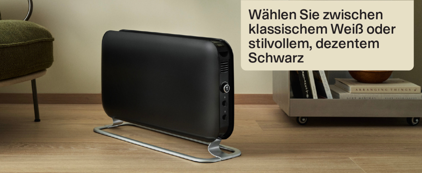 Електричний конвекторний обігрівач Mill 1200W, 14-18 м², WiFi, енергозберігаючий, білий