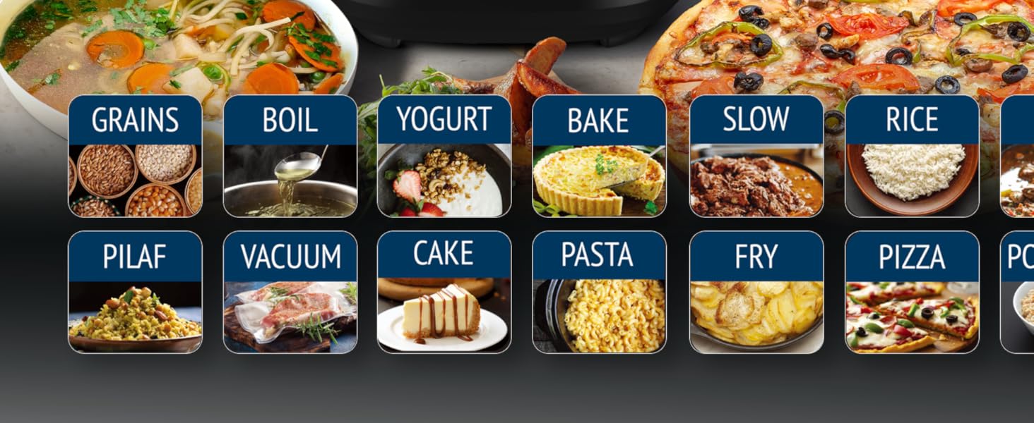 Бальтер Мультиварка-рисоварка, 4л, 18 програм, Fuzzy Logic, з аксесуарами та рецептами