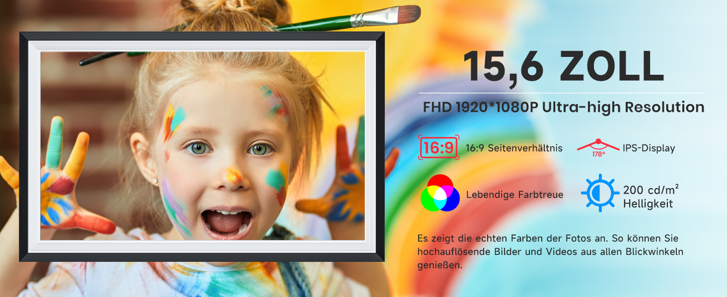 Цифровий фотоальбом FRAMEO 15.6