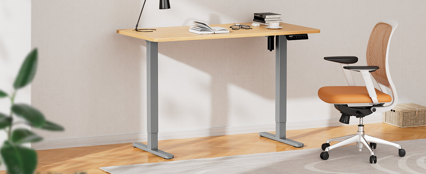 Рама для столу ErGear з регулюванням висоти, 4 пам'яті, сіра