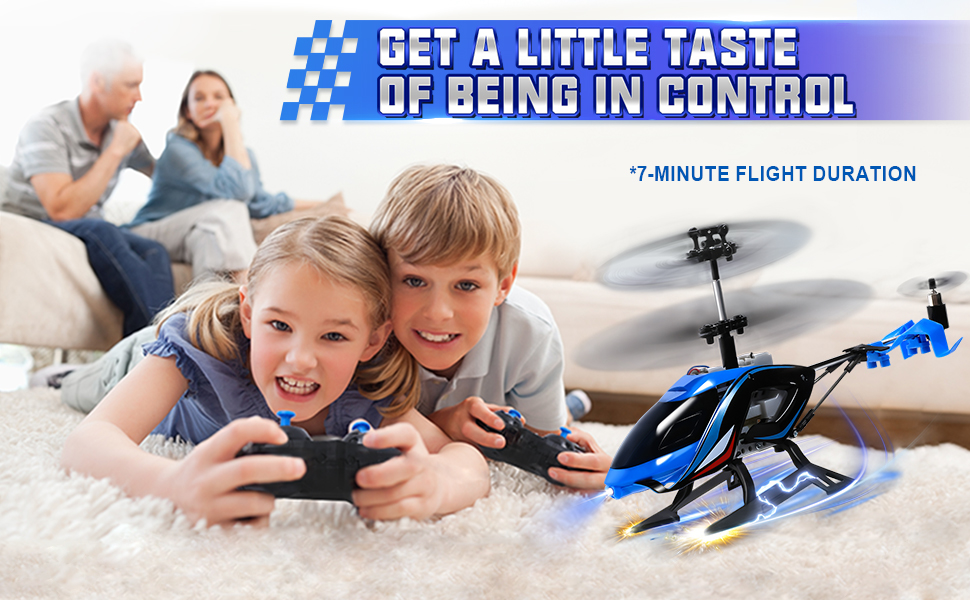 RC Гелікоптер на радіокеруванні 2.4G з LED підсвіткою для дітей та підлітків 8-12 років
