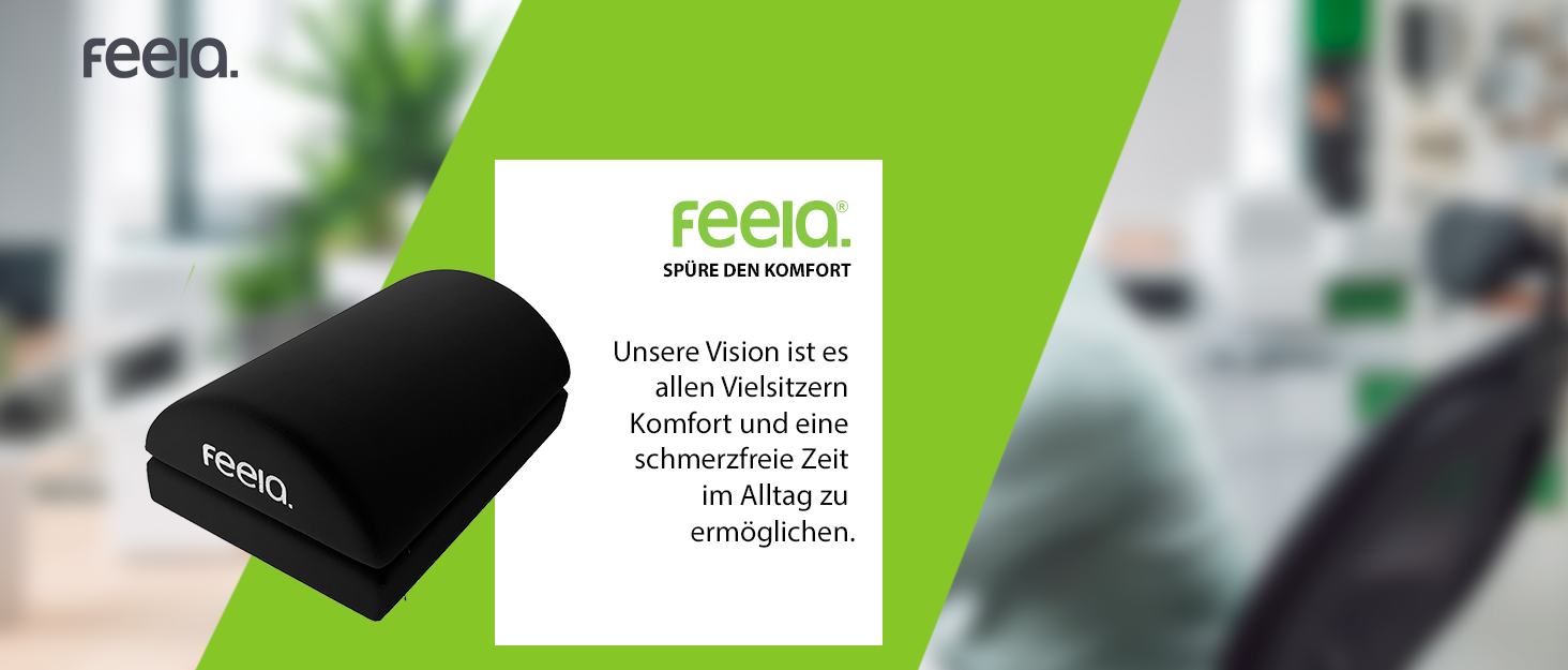 Підставка для ніг під стіл Feela® – ергономічна підставка для ніг, footrest, foot rest, срібна. Без термосумки