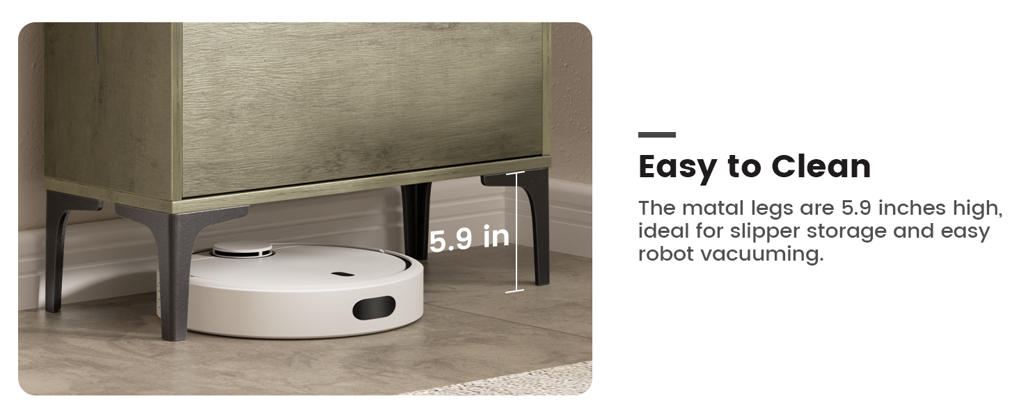 Взуттєва шафа Dripex, вузька, з 2 висувними ящиками-кипперами, металеві ніжки, для прихожей, вітальні, 80x24x100 см, білий (60 см, сірий)