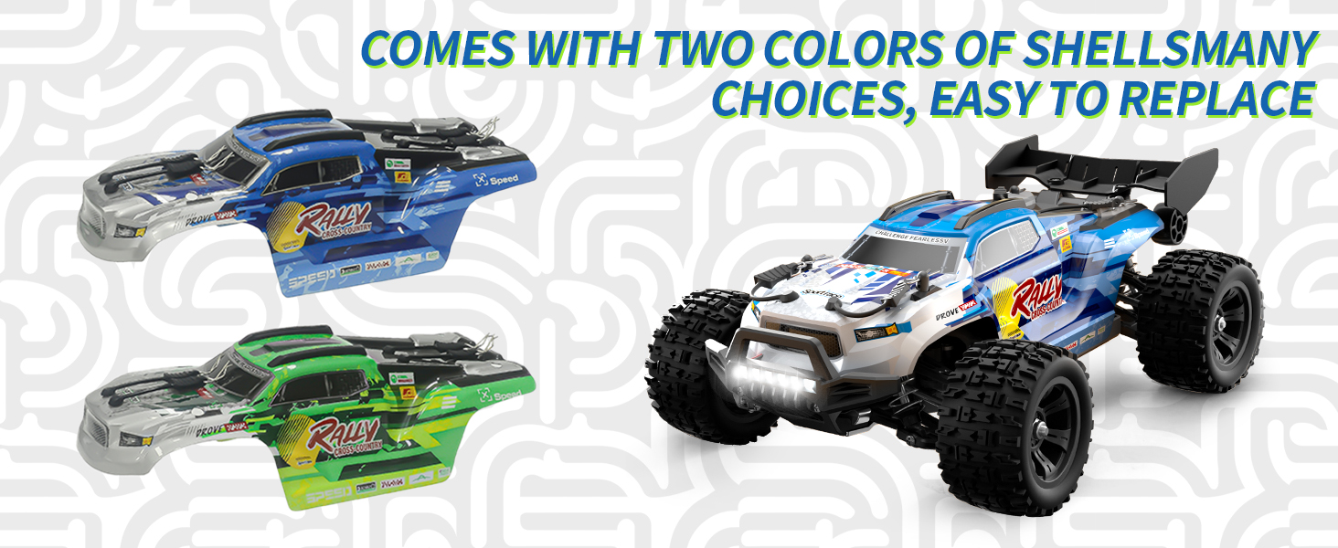 Радіокерований позашляховик YONCHER 18101 4WD, 40 км/год, 2 акумулятори, час роботи 70+ хв, для дорослих та дітей, масштаб 1:18