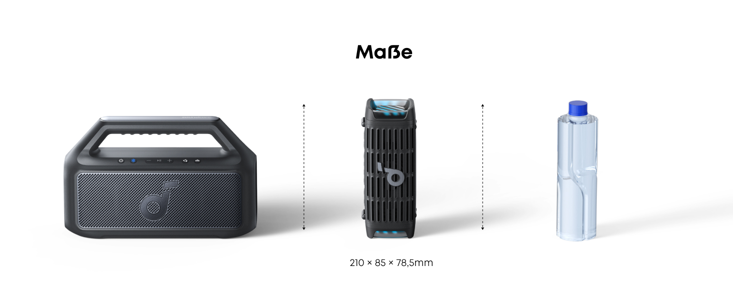 Soundcore Boom 3i від Anker – водонепроникна Bluetooth колонка для активного відпочинку, 50W, IP68, 16 годин, світлодіодна підсвітка, TWS, для каякінгу, риболовлі, кемпінгу