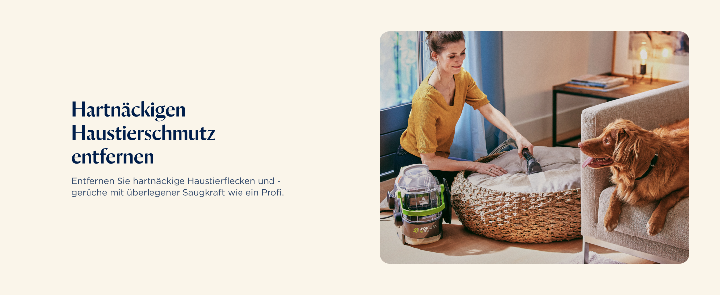 BISSELL SpotClean Pet Pro: портативний мийник для килимів та м'яких меблів для власників домашніх тварин. Потужний 750W, 15585 SpotClean PetPro