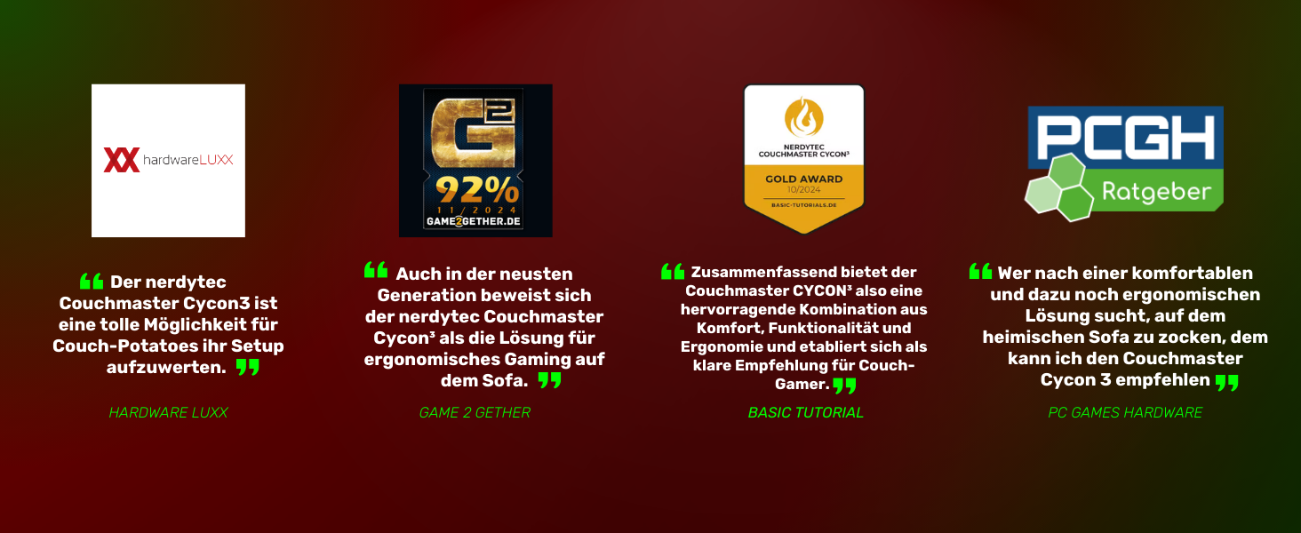 Couchmaster CYCON³: ергономічний стіл для ноутбука для дивану, софи та ліжка, з USB хабом (Samurai Black Edition)