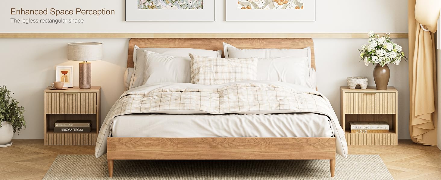 Нічний столик з дуба, дерев'яний приліжний столик з шухлядою, сучасний, компактний 39x39x28 см, для спальні, вітальні, офісу