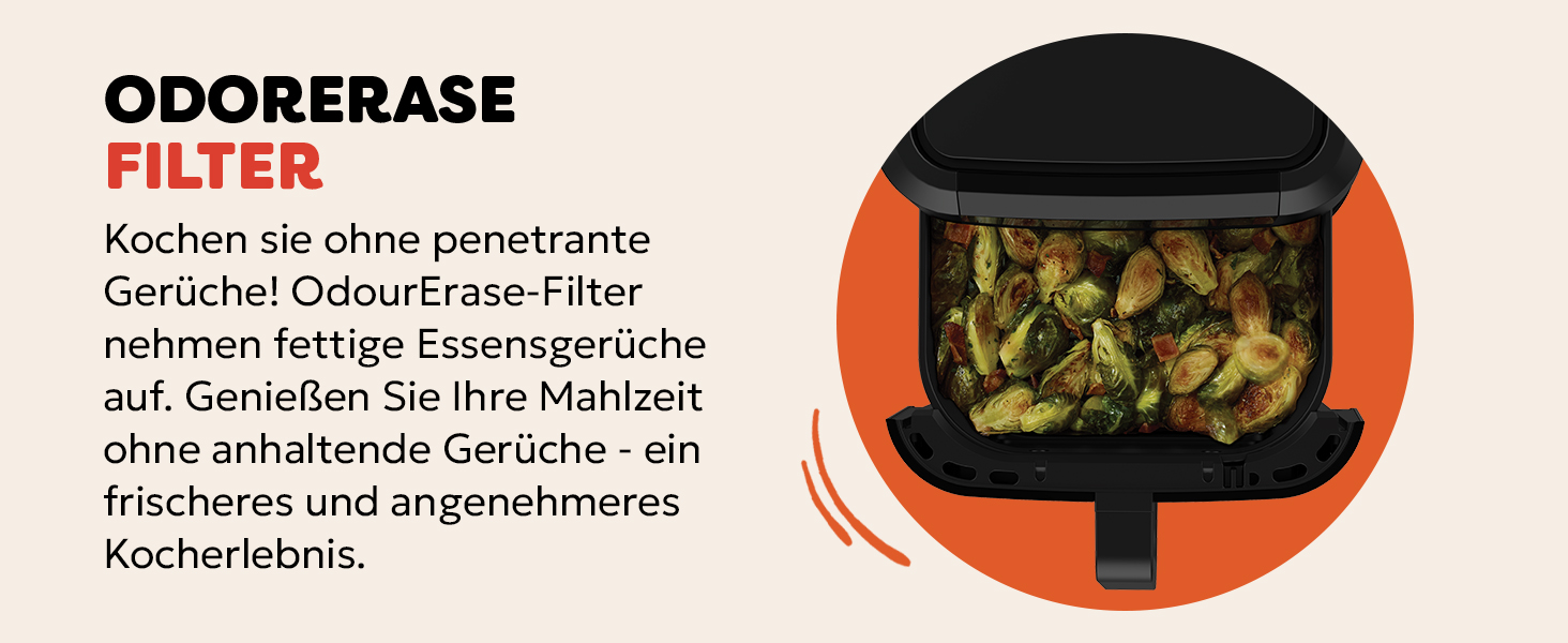 Фритюрниця готує повітрям Instant Pot Vortex Compact Trüffel Grau 5 л з антипригарним покриттям, 4-в-1: смаження, сушка, випікання, підігрів, сімейний розмір
