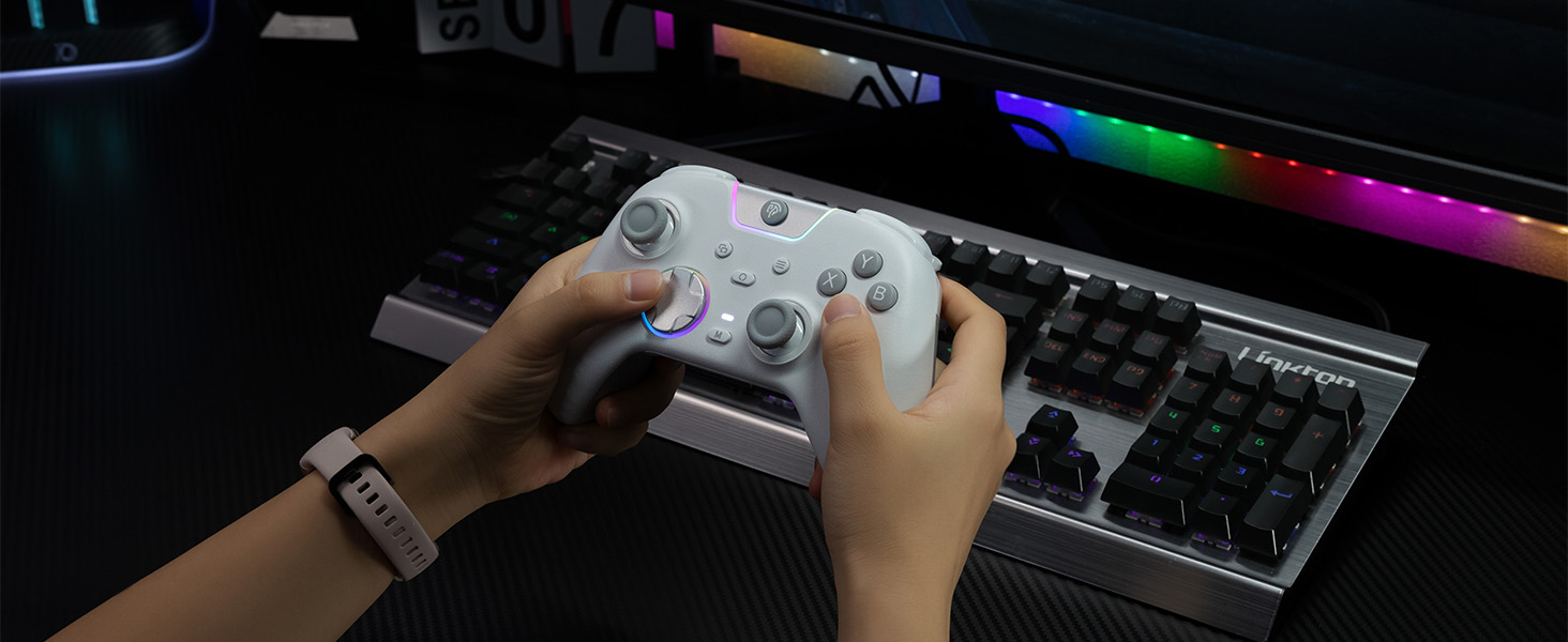 EasySMX X05PRO Бездротовий Геймпад для ПК, Switch, Android, iOS з тихими кнопками, Hall джойстиками та програмованими клавішами