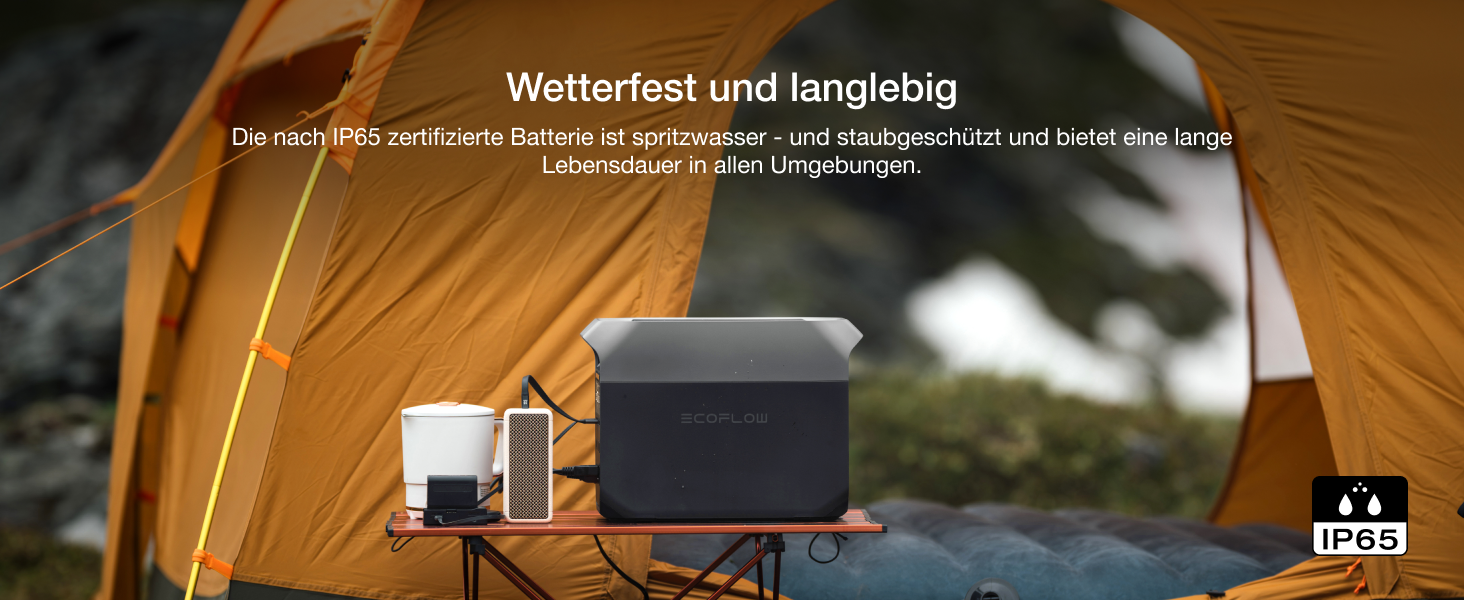 EcoFlow Delta 3: Портативна електростанція 1024Wh, сонячний генератор, розширюється до 5kWh, для дому, кемпінгу та подорожей (Generalüberholt)