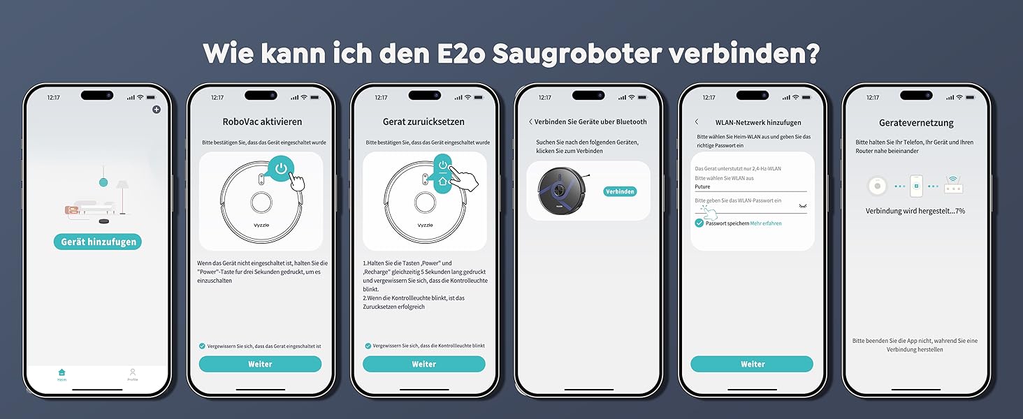 Робот-пилосос Vyzzle з вологою тканиною 5500 Па, док-станція 3.5л, для шерсті тварин, килимове покриття, керування через додаток, голосове керування Alexa & Google Assistant (Чорний)