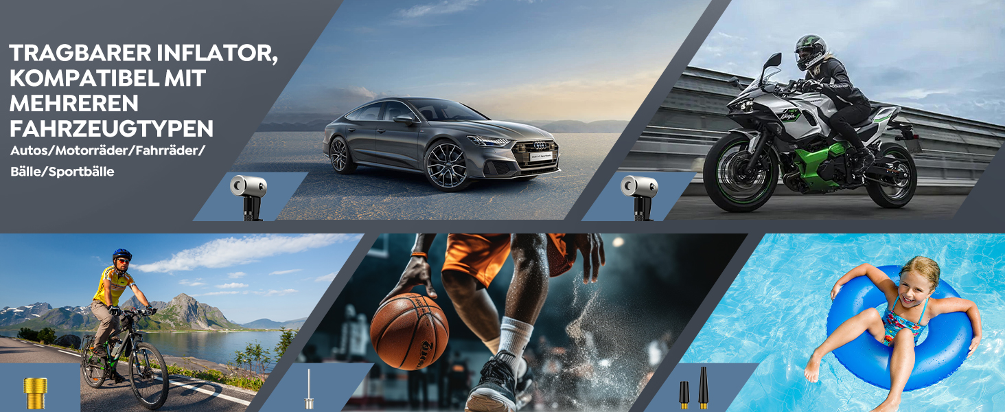 Powerbank для автомобіля з компресором 150 PSI, 7000A, 12V, 8L/10L (бензин/дизель), LED-ліхтарик