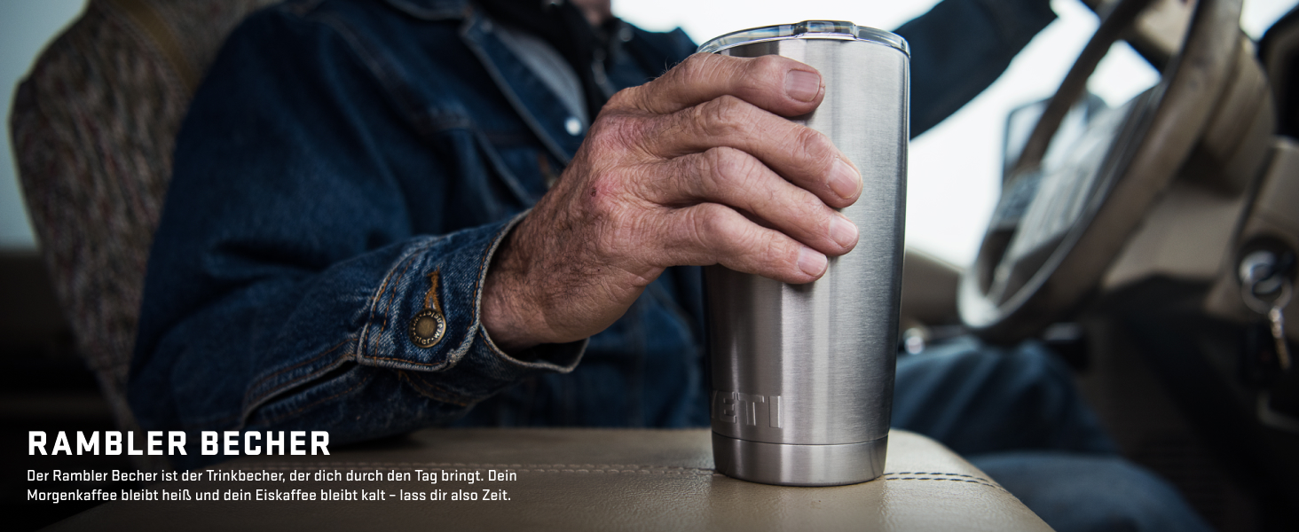 Термос YETI Rambler з кришкою MagSlider, нержавіюча сталь, 591 мл