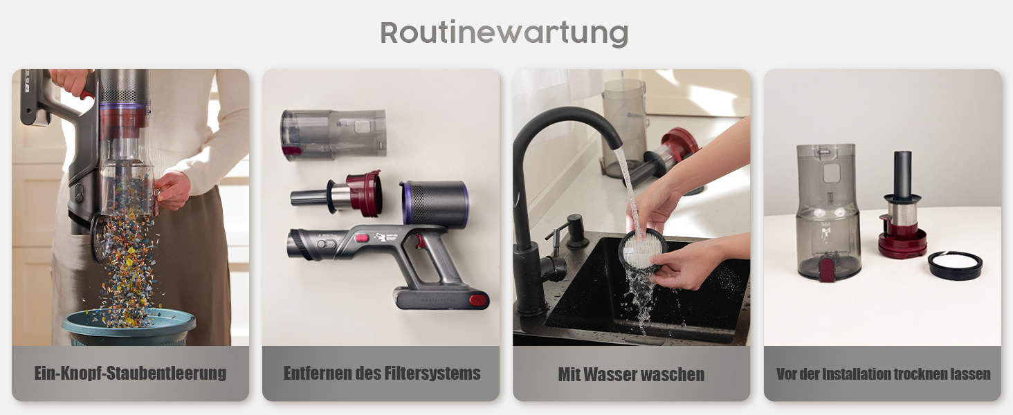 Бездротовий акумуляторний пилосос UNINELL HOME 50000Pa, 580W, 70 хвилин, LED-дисплей, антизаплутана щітка, для твердих поверхонь, килимів, шерсті тварин