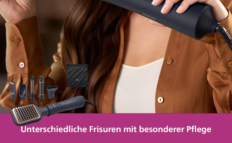 Philips AirStyler Serie 5000 BHA530/00 – професійний фен-стайлер з 5 насадками для укладки волосся