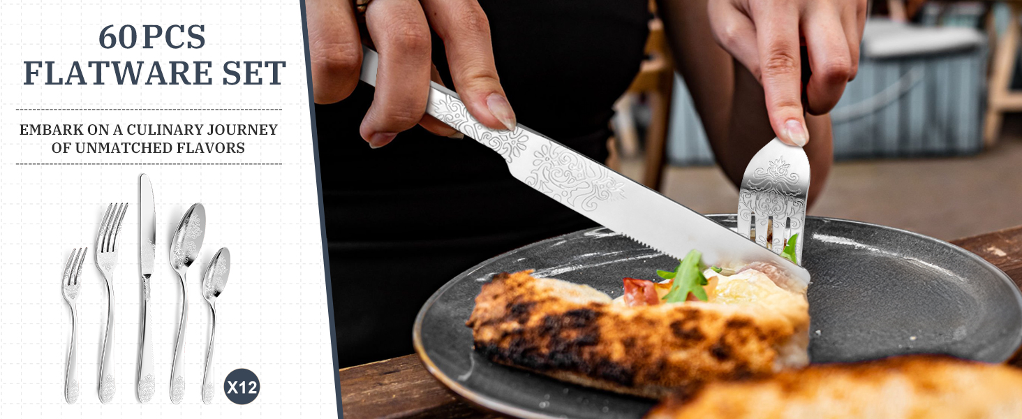 Набір столових приборів DRAGON RIOT Gold 30 предметів: нержавіюча сталь, для 6 осіб, з ножем, виделкою, ложкою, для дому, ресторану, вечірки.