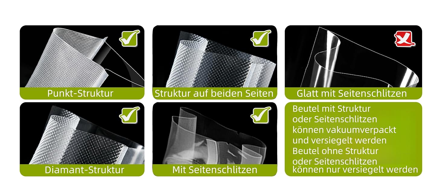 Вакууматор для продуктів 5-в-1 Kitchen in the box – автоматичний вакуумний пакувальник з режимами вологого та сухого запечатування, ширина шва 5 мм, комплект з 15 пакетами та шлангом