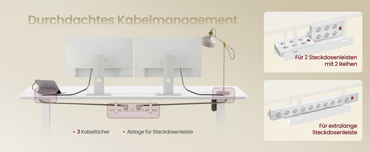 Стол для роботи VASAGLE з регулюванням висоти 160x80 см, USB-C, підставка для розеток, стоячий стіл, нагадування про перерви, 3 пам'яті, для офісу, матовий білий